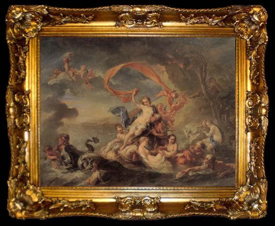 framed  Jean Baptiste van Loo The Triumph of Galatea, ta009-2